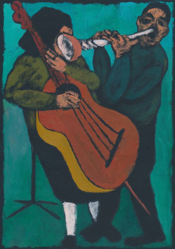 Raafat Ballan (1990) | two musicians (confrontation), 2020