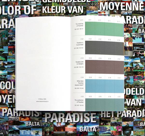 Balta | The average color of paradise, publication and  installation 