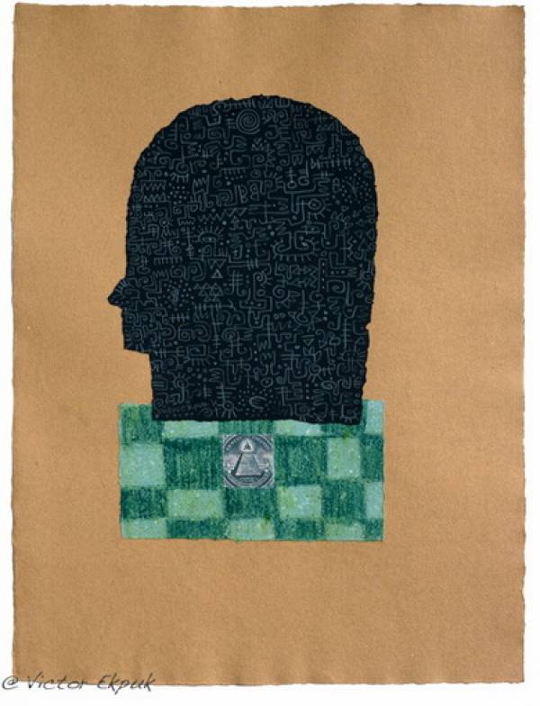 Victor Ekpuk | God Head, 2011