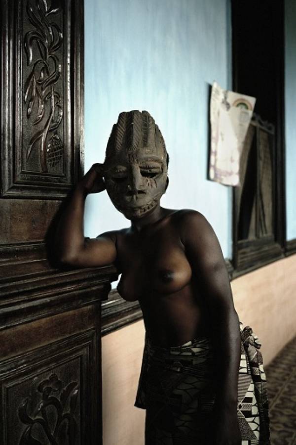 Leonce Raphael Agbodjelou | Untitled (Demoiselles de Porto-Novo series), 2012