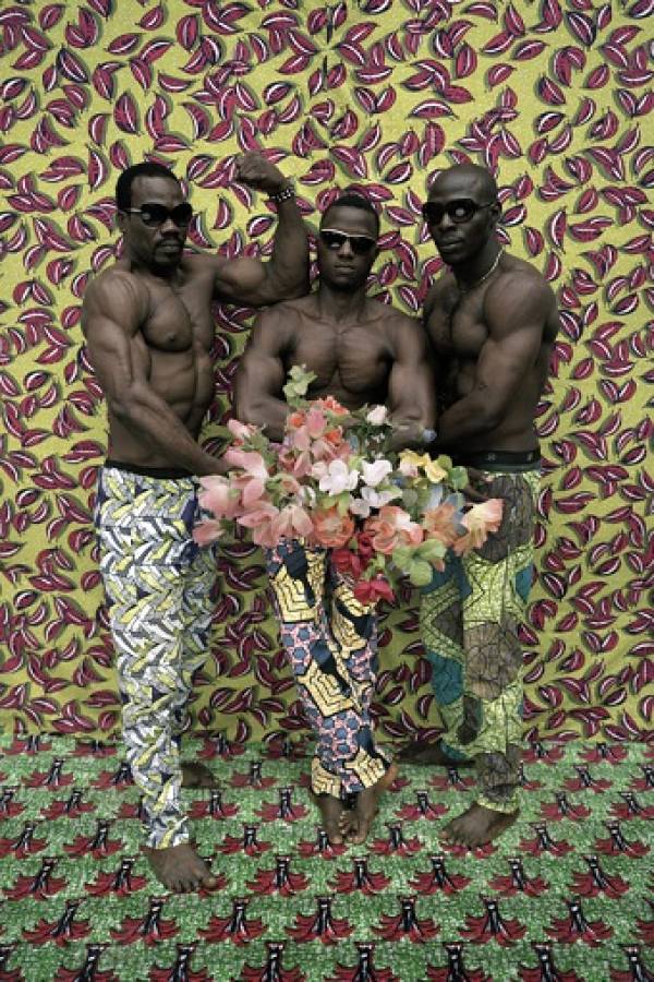 Leonce Raphael Agbodjelou | Untitled (Musclemen series), 2012