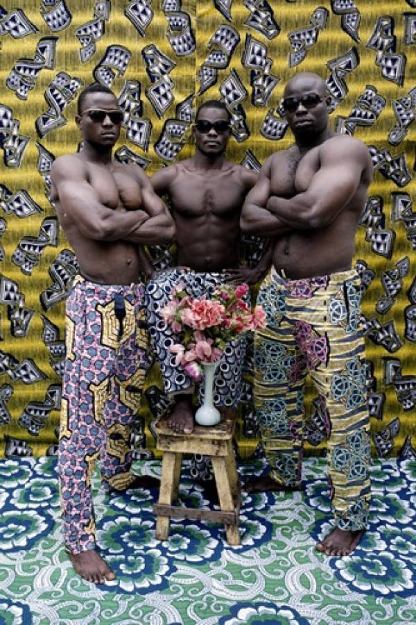 Leonce Raphael Agbodjelou | Untitled (Musclemen series, 2012)