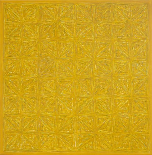 Fatima Barznge | Study of square zamzam #14, 40x40 cm, 2019